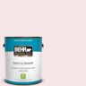 BEHR PREMIUM PLUS 1 gal. #RD-W01 Pink Prism Satin Enamel Low Odor Interior Paint & Primer