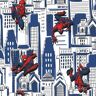 RoomMates Spider-Man Cityscape Blue Vinyl Peel and Stick Matte Wallpaper 28.18 sq. ft.