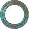 Ekena Millwork 1/2 in. x 12 in. x 12 in. Polyurethane Andrea Ceiling Medallion, Copper Green Patina