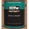 BEHR PREMIUM PLUS 1 gal. #T14-12 Coronation Semi-Gloss Enamel Exterior Paint & Primer