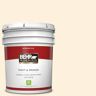 BEHR PREMIUM PLUS 5 gal. #M260-1 String Cheese Flat Low Odor Interior Paint & Primer