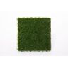 MI Eternally Turf 1 ft. x 1 ft. Interlocking Loose Lay PVC Deck Tiles in Evergreen Grass (10 Tiles Per Case)