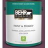 BEHR PREMIUM PLUS 1 gal. #S-G-690 Delicious Berry Semi-Gloss Enamel Low Odor Interior Paint & Primer