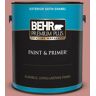 BEHR PREMIUM PLUS 1 gal. #S160-4 Portuguese Dawn Satin Enamel Exterior Paint & Primer