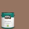 BEHR PREMIUM PLUS 1 gal. #BXC-84 Corral Brown Semi-Gloss Enamel Low Odor Interior Paint & Primer