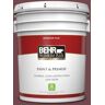 BEHR PREMIUM PLUS 5 gal. #PPF-50 Fired Brick Flat Low Odor Interior Paint & Primer