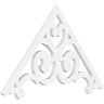 Ekena Millwork 1 in. x 36 in. x 21 in. (14/12) Pitch Hurley Gable Pediment Architectural Grade PVC Moulding