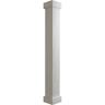 Ekena Millwork 14 in. x 18 ft. Sand Blasted Endurathane Faux Wood Non-Tapered Square Column Wrap with Standard Capital and Base