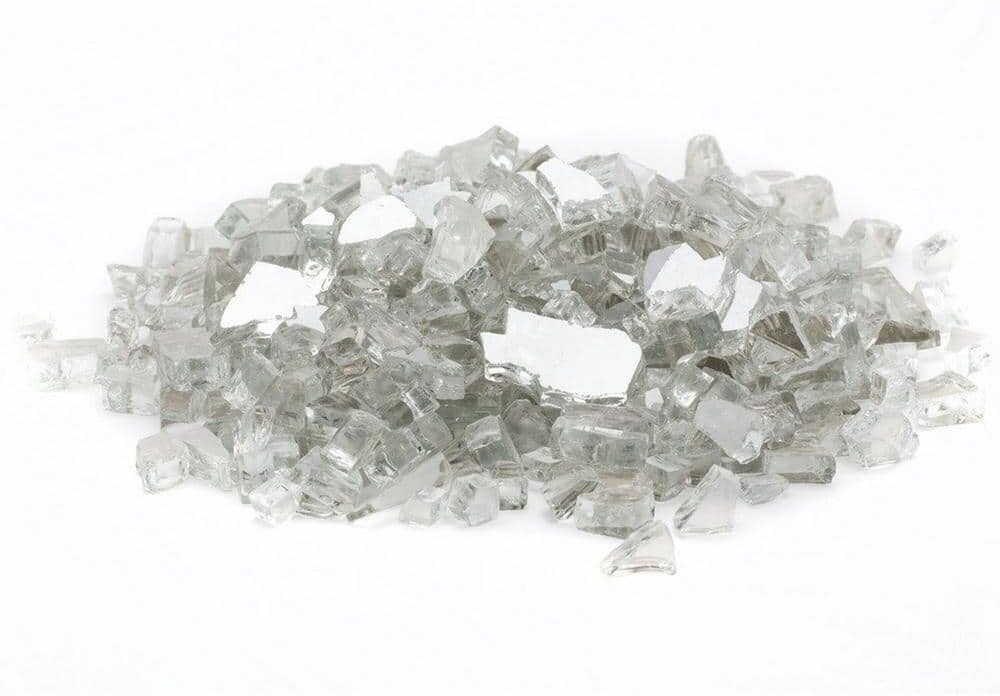 Margo Garden Products 1/2 in. 10 lb. Medium Crystal Reflective Tempered Fire Glass