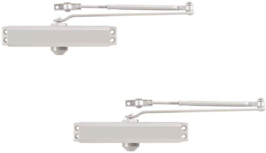 Universal Hardware Medium-Duty Aluminum Commercial Door Closer-2 Pack