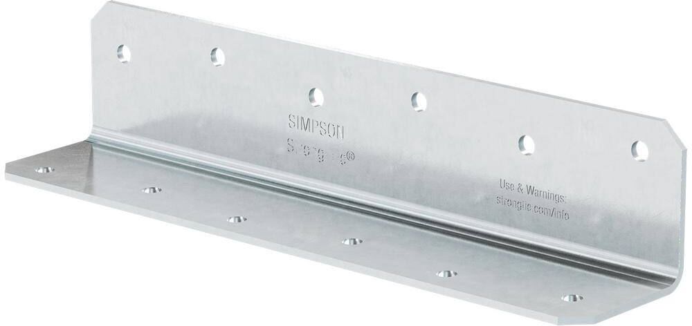 Simpson Strong-Tie ML 2 in. x 6 in. 12-Gauge Stainless-Steel Medium L Angle