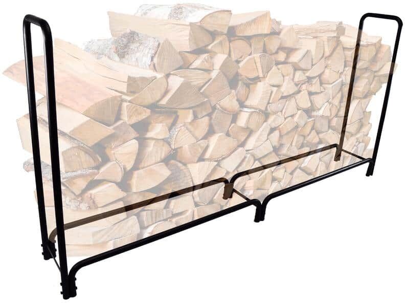 BACKYARD EXPRESSIONS PATIO · HOME · GARDEN 96 in. Backyard Expressions Heavy-Duty Indoor/Outdoor Firewood Rack