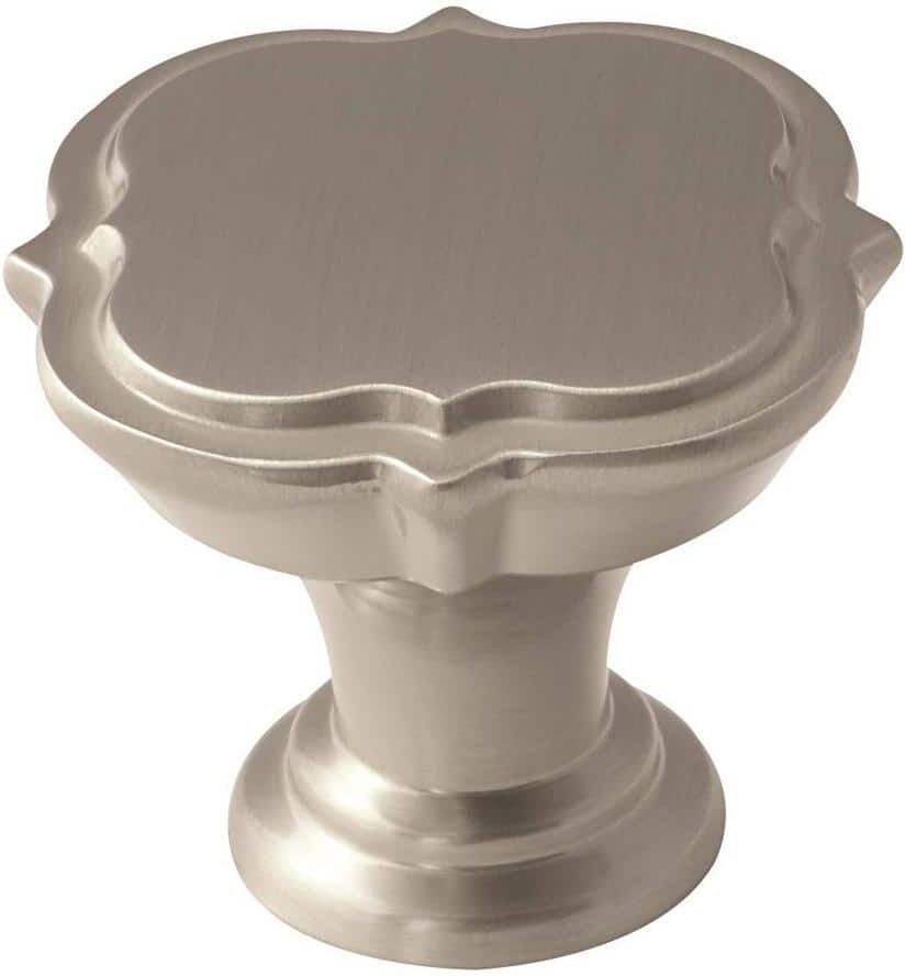 Amerock Grace Revitalize 1-3/8 in. Dia (35 mm) Satin Nickel Cabinet Knob (50-Pack)