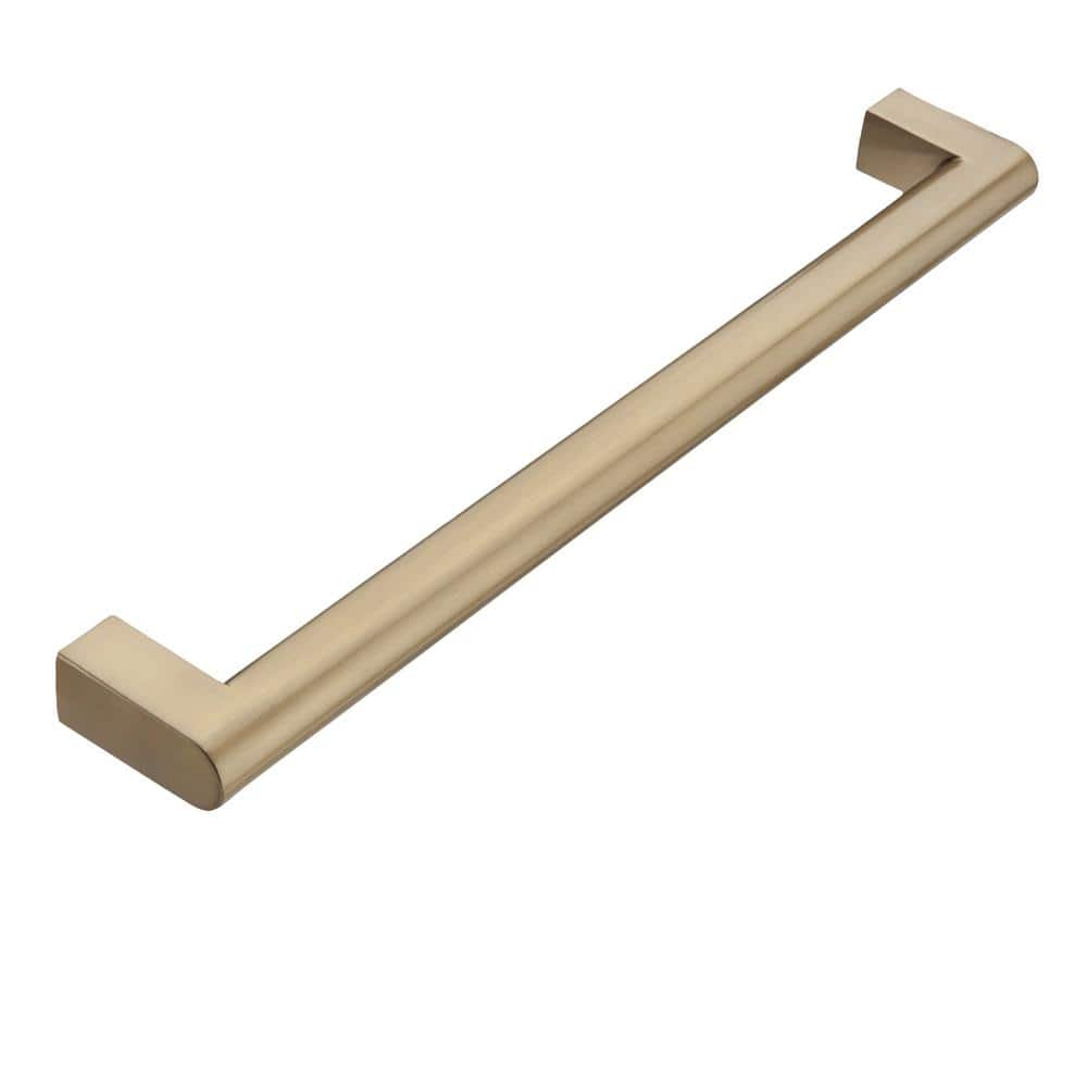 Sumner Street Home Hardware Vail 12 in. Center-to-Center Satin Brass Appliance Drawer Pull