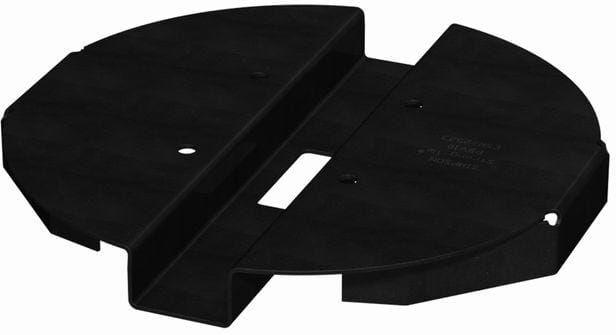 Simpson Strong-Tie 10 in. Black Powder-Coated Hidden Standoff Post Base