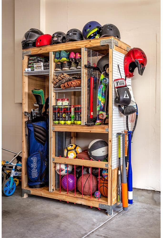 Simpson Strong-Tie DIY Sports Equipment Organizer Hardware Kit