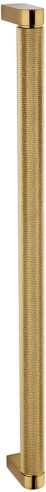 Sumner Street Home Hardware Kent Knurled 16 in. (406 mm) Center-To-Center Satin Brass Appliance Pull