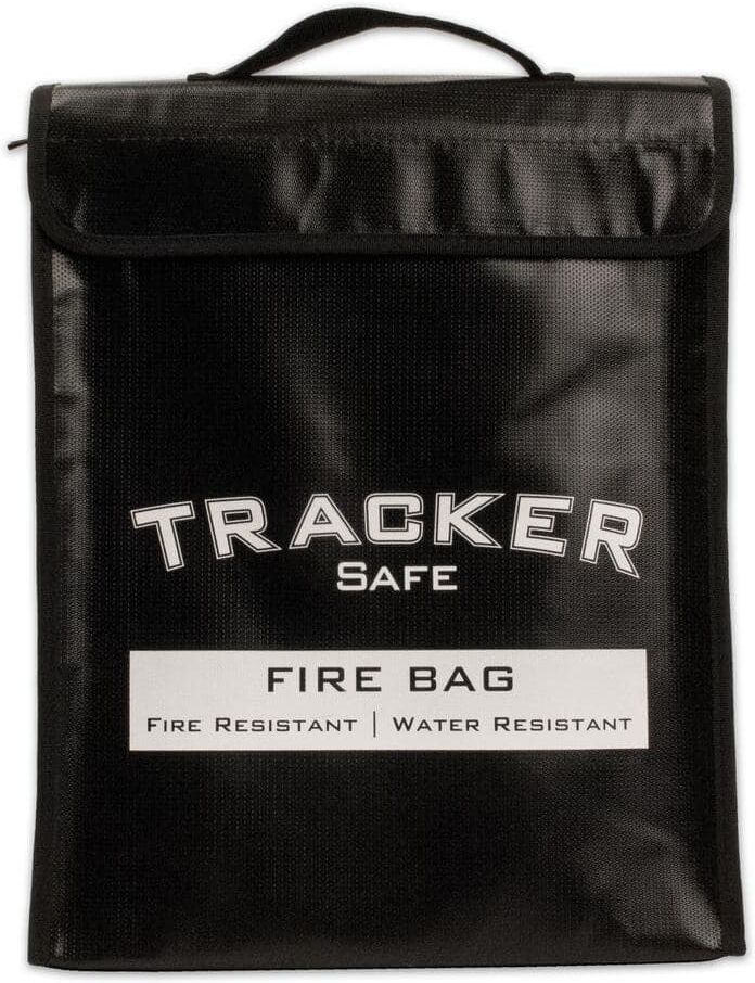 Tracker Safe 15 in. x 11 in. x 2.5 in. Fire and Water Resistant Bag for Security Safes - Large