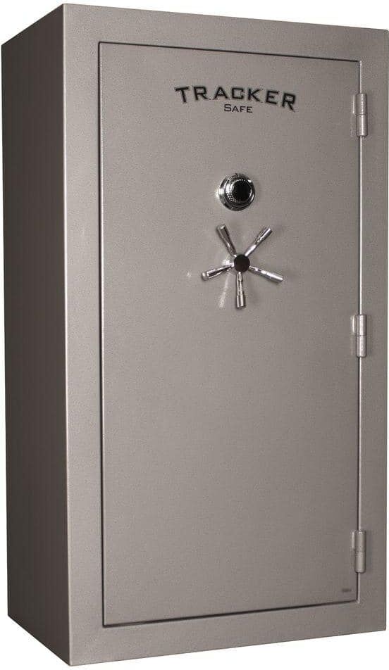 Tracker Safe 45-Gun Fire-Resistant Combination/Dial Lock Gun Safe, Gray