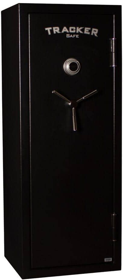 Tracker Safe 12-Gun Fire Resistant Combination/Dial Lock Gun Safe in Black Powder Black