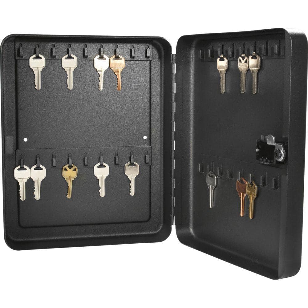 BARSKA 36 Keys Lock Box Safe with Combination Lock