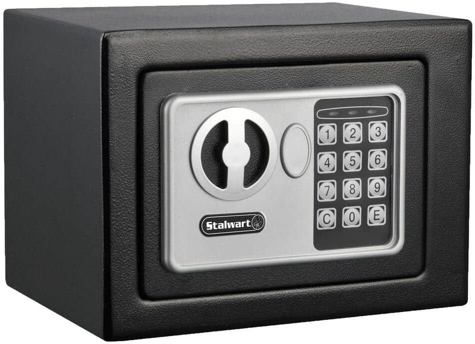 Stalwart 0.22 cu. ft. Steel Floor Safe with Digital Lock