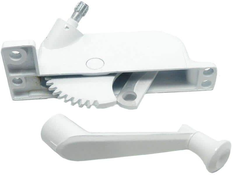 Barton Kramer Yale Ogron 2-3/16 in. White Aluminium Left-Hand Awning Window Operator