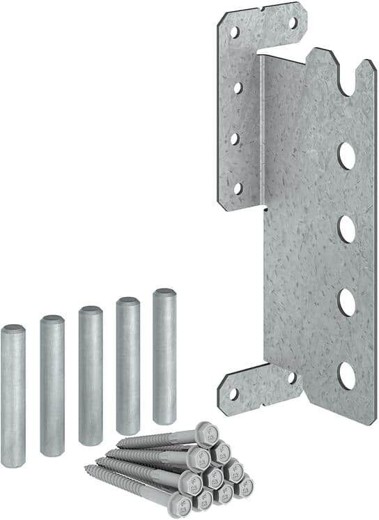 Simpson Strong-Tie 12-Gauge ZMAX Galvanized Concealed Joist Tie with (5) Short Pins