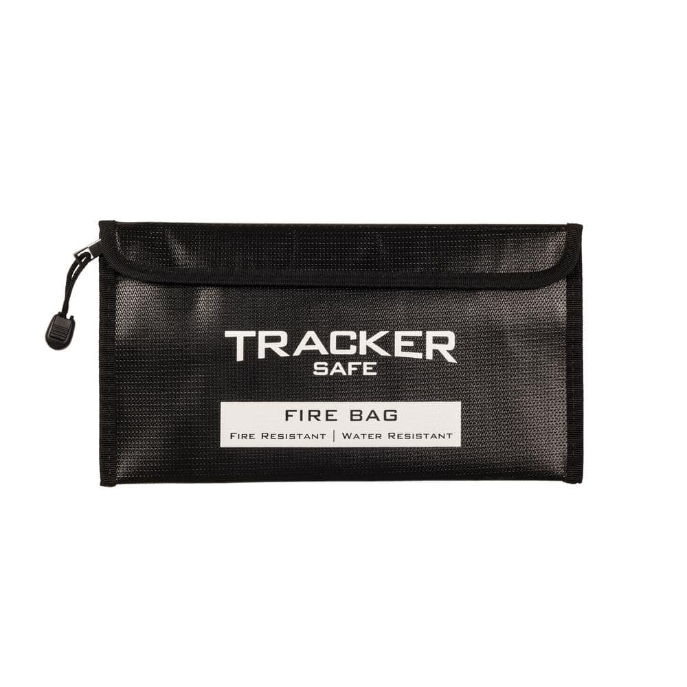 Tracker Safe 6 in. x 11 in. x 0.5 in. Fire and Water Resistant Bag for Security Safes - Small