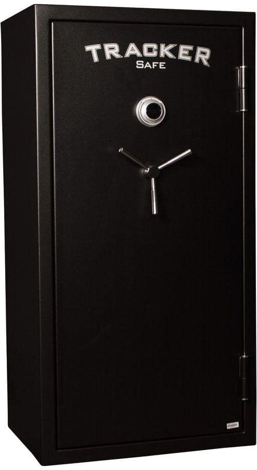 Tracker Safe 24-Gun Fire-Resistant Combination/Dial Lock, Black Powder Coat