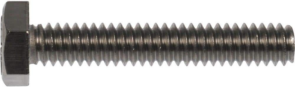 Hillman 3/8 in. x 6 in. External Hex Full Thread Hex-Head Bolts (4-Pack)