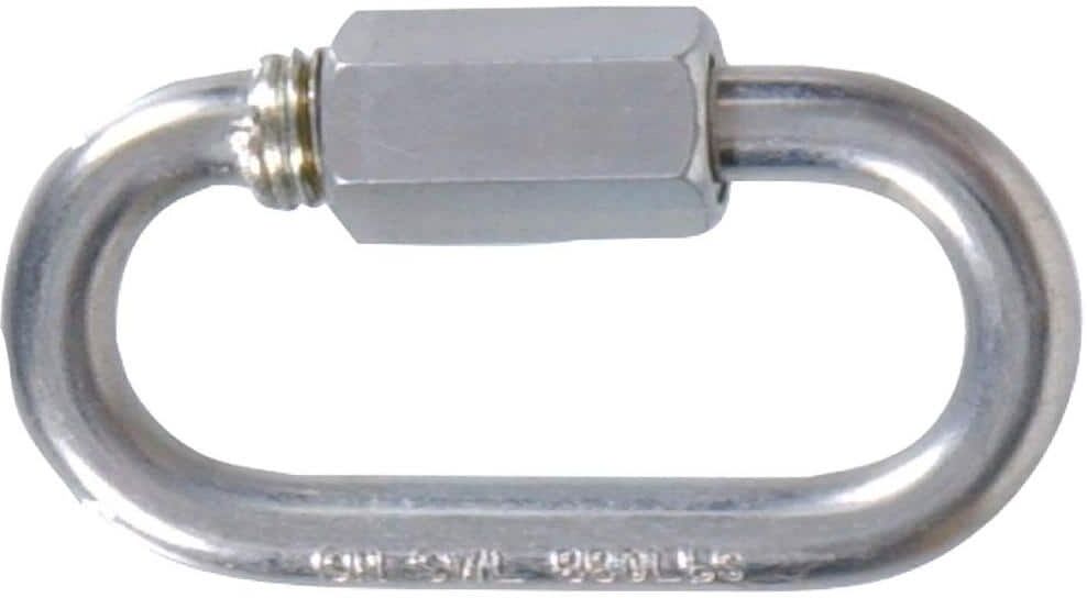 Hardware Essentials 9/16 in. Opening x 4-1/4 in. Length Zinc-Plated Quick Link (5-Pack)