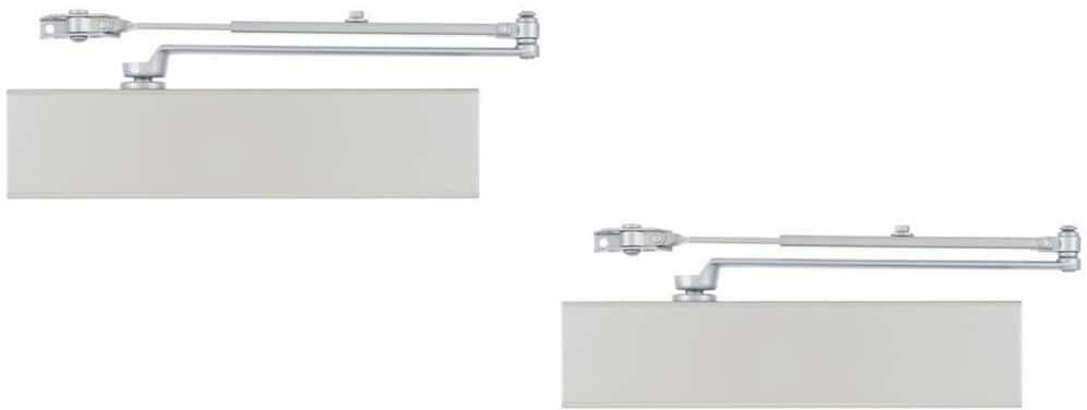 Universal Hardware Heavy-Duty All-in-One Aluminum Commercial Door Closer- 2 Pack