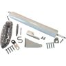 Grisham Heavy Duty White Door closer kit with Wind Chain