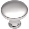 HICKORY HARDWARE Conquest Collection 1-1/8 in. Dia Chrome Finish Cabinet Door and Drawer Knob (25-Pack)