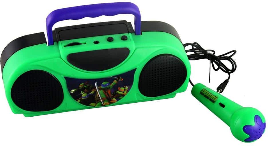 Teenage Mutant Ninja Turtles Portable Radio Karaoke Kit with Microphone