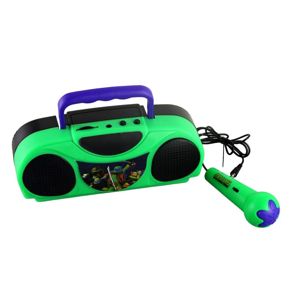Teenage Mutant Ninja Turtles Portable Radio Karaoke Kit with Microphone