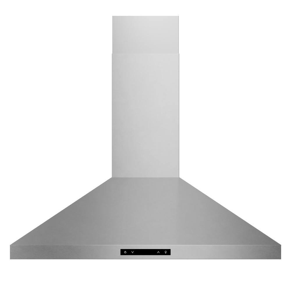 Thor Contemporary 30 in. Convertible Wall Mounted Pyramid-Shape Hood in Stainless Steel