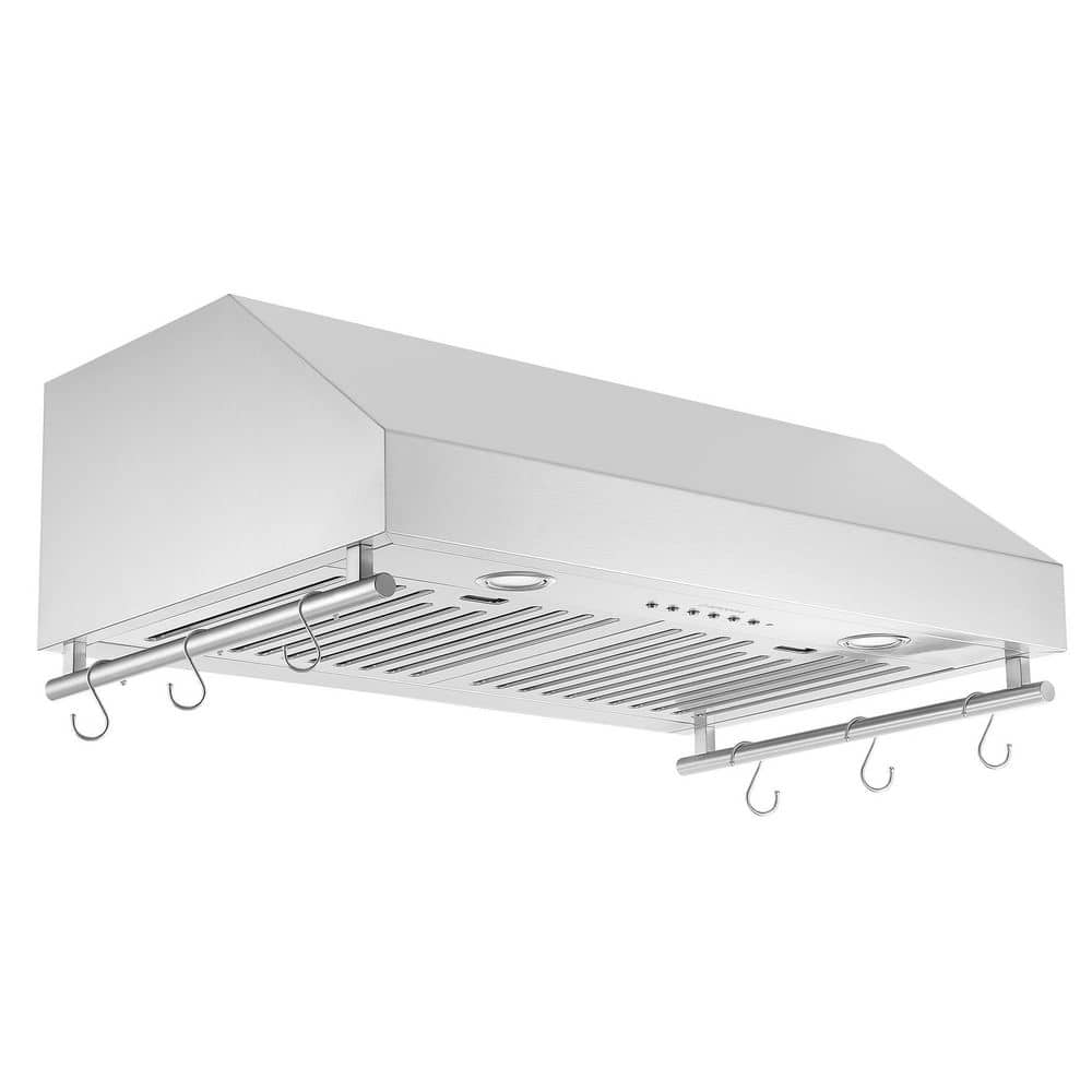 Ancona 30 in. 450 CFM Ducted Under Cabinet Range Hood with Auto Night Light and Utensil Bars in Stainless Steel