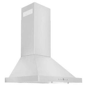 ZLINE Kitchen and Bath 24 in. 400 CFM Ducted Vent Wall Mount Range Hood in Stainless Steel, Brushed 430 Stainless Steel