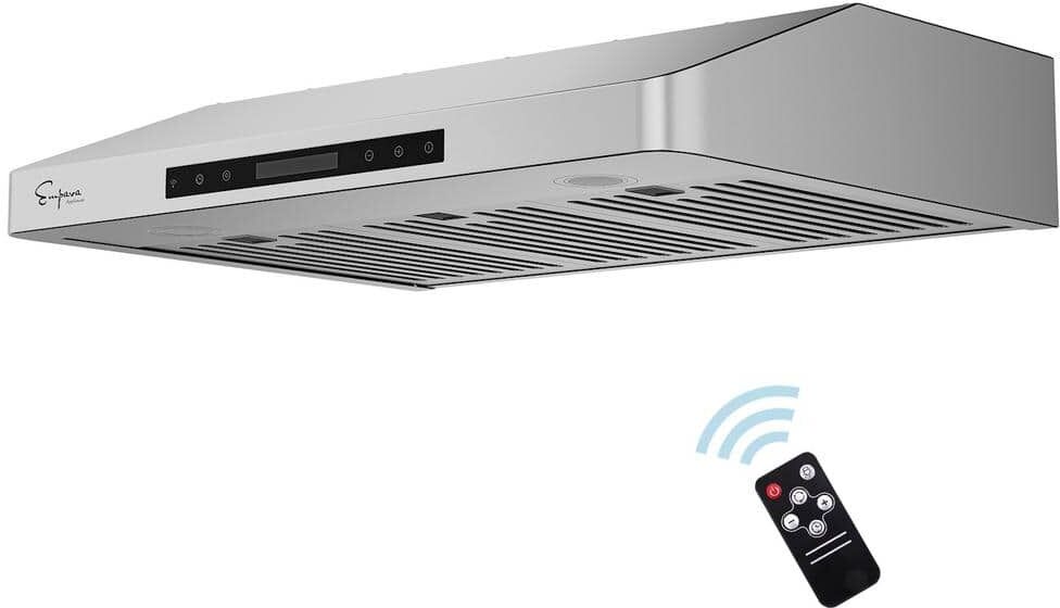 Empava 30 in. Ducted Under Cabinet Range Hood in Stainless Steel with Permanent Filters - Delay Shut-Off