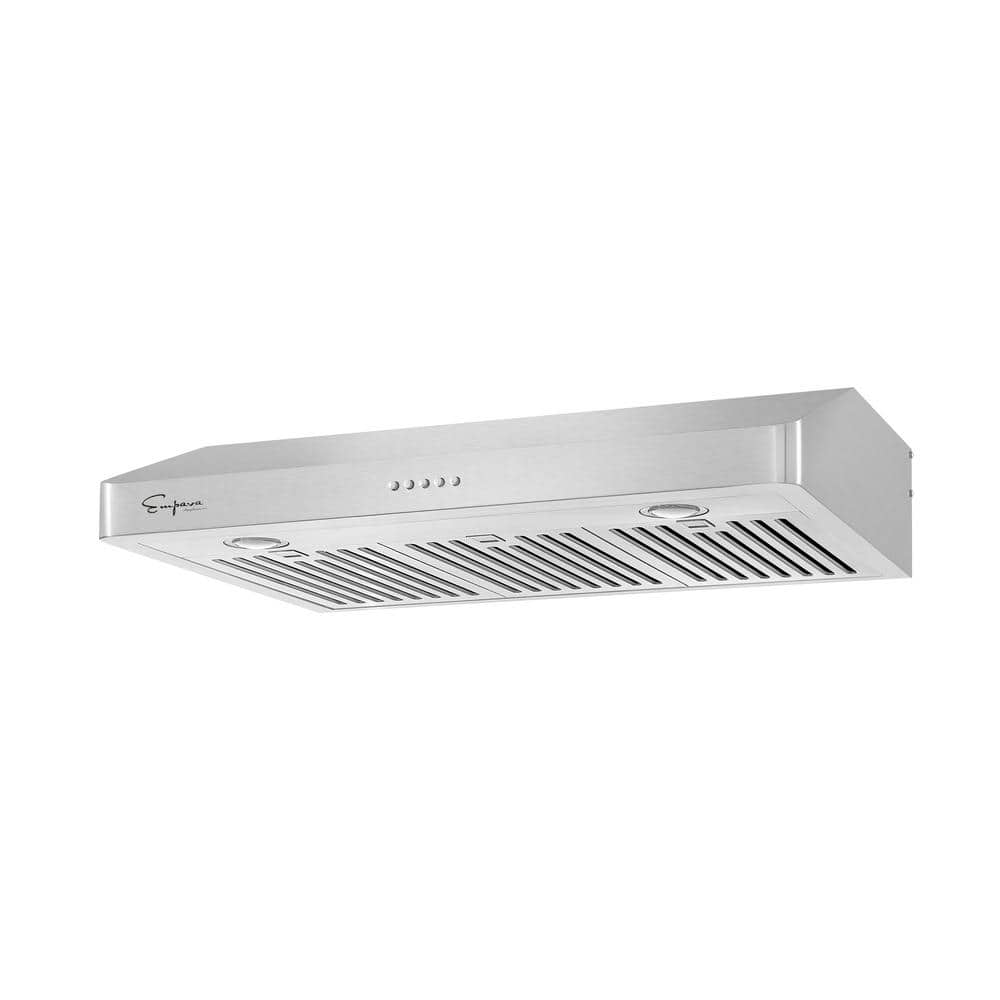 Empava 36 in. Ducted Under Cabinet Range Hood in Stainless Steel with Permanent Filters and LED Lights