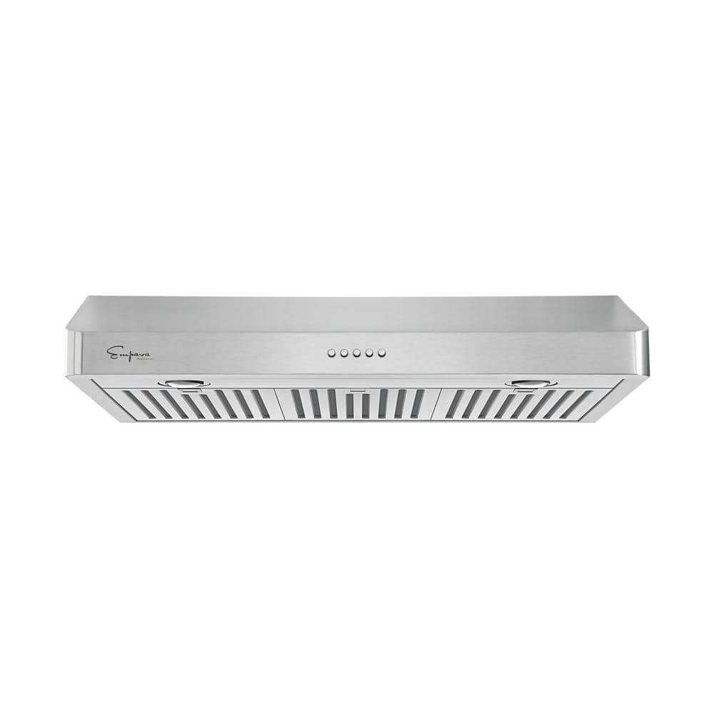 Empava 30 in. Ducted Under the Cabinet Range Hood in Stainless Steel with Permanent Filters and LED Lights
