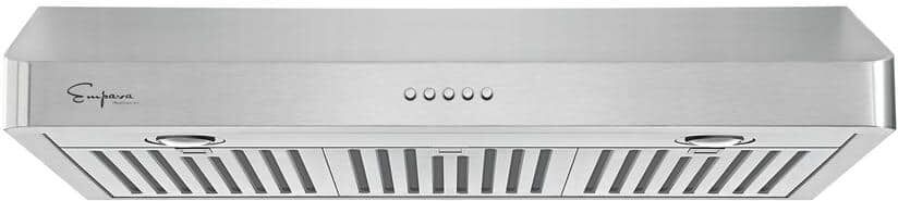 Empava 36 in. 500 CFM Ducted Under Cabinet Range Hood with LED Lights in Stainless Steel with Exhaust Kitchen Vent Duct