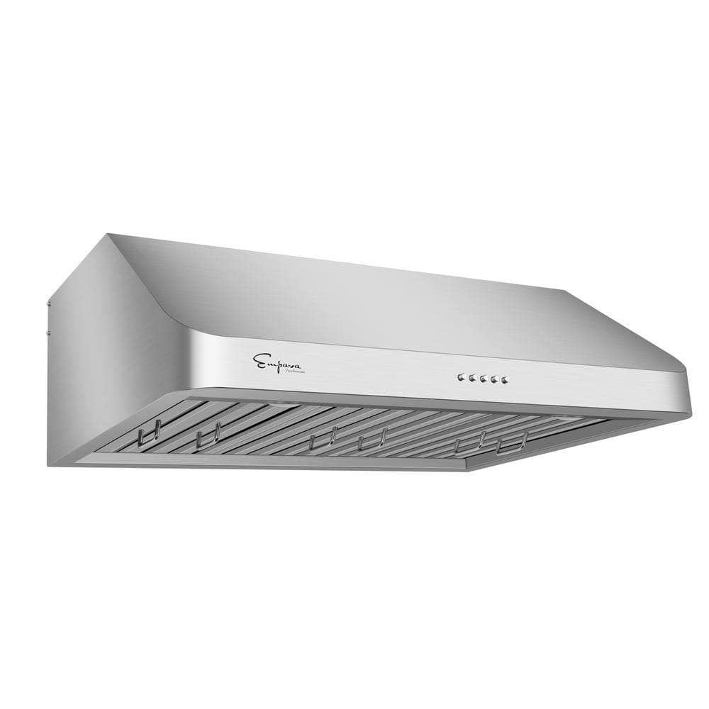 Empava 30 in. 500 CFM Ducted Under Cabinet Range Hood with Light Permanent Filters Quiet Motor in Stainless Steel
