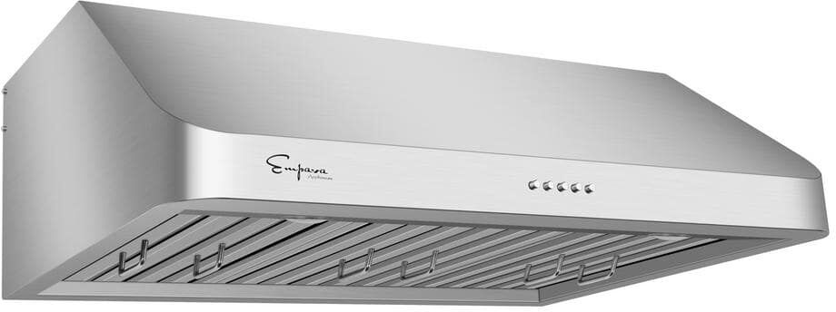 Empava 30 in. 500 CFM Ducted Under Cabinet Range Hood in Stainless Steel with LED Lighting and Permanent Filters