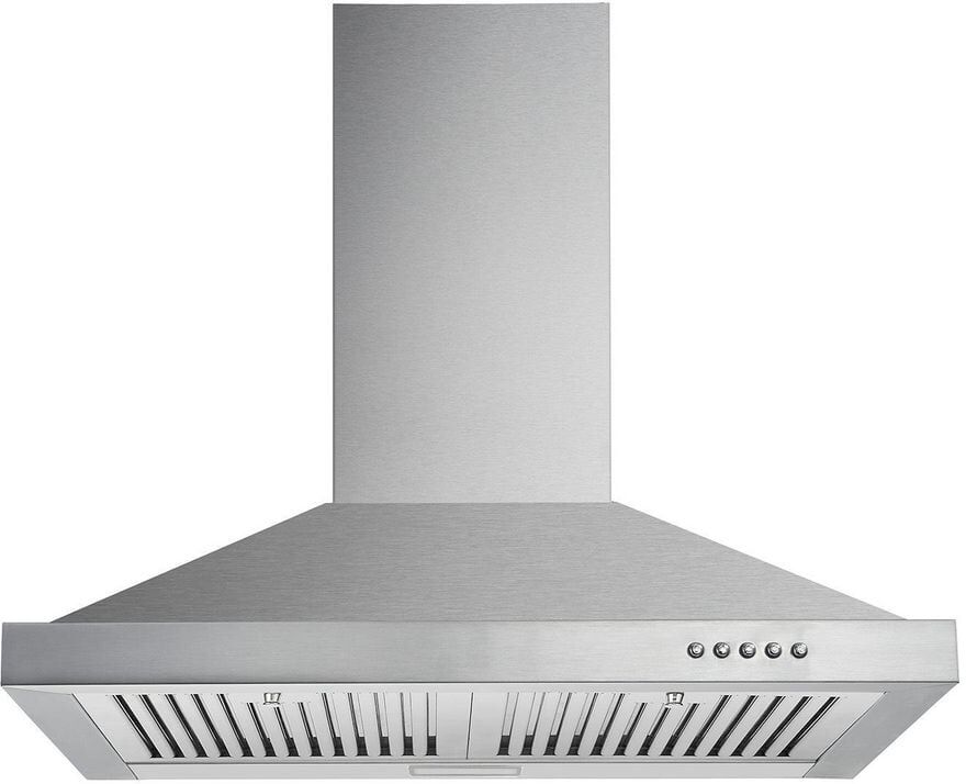 30 inch Wall Mounted Kitchen Range Hood Stainless Steel 450 CFM Vent LED Lamp 3-Speed New