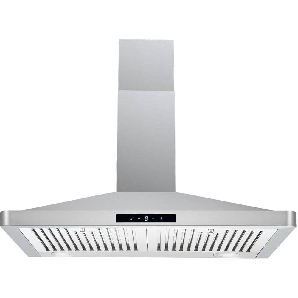 Cavaliere 30 in. Under Cabinet Range Hood in Stainless Steel with Aluminum Mesh Filters, LED lights, Push Button Control