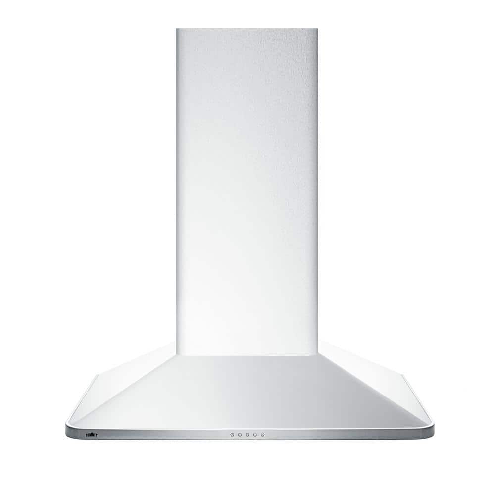 Summit Appliance 30 in. Convertible Wall Mount Range Hood in Stainless Steel with 2 Charcoal Filters