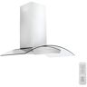 ZLINE Kitchen and Bath Alpine Series 36 in. 400 CFM Convertible Vent Wall Mount Range Hood in Stainless Steel